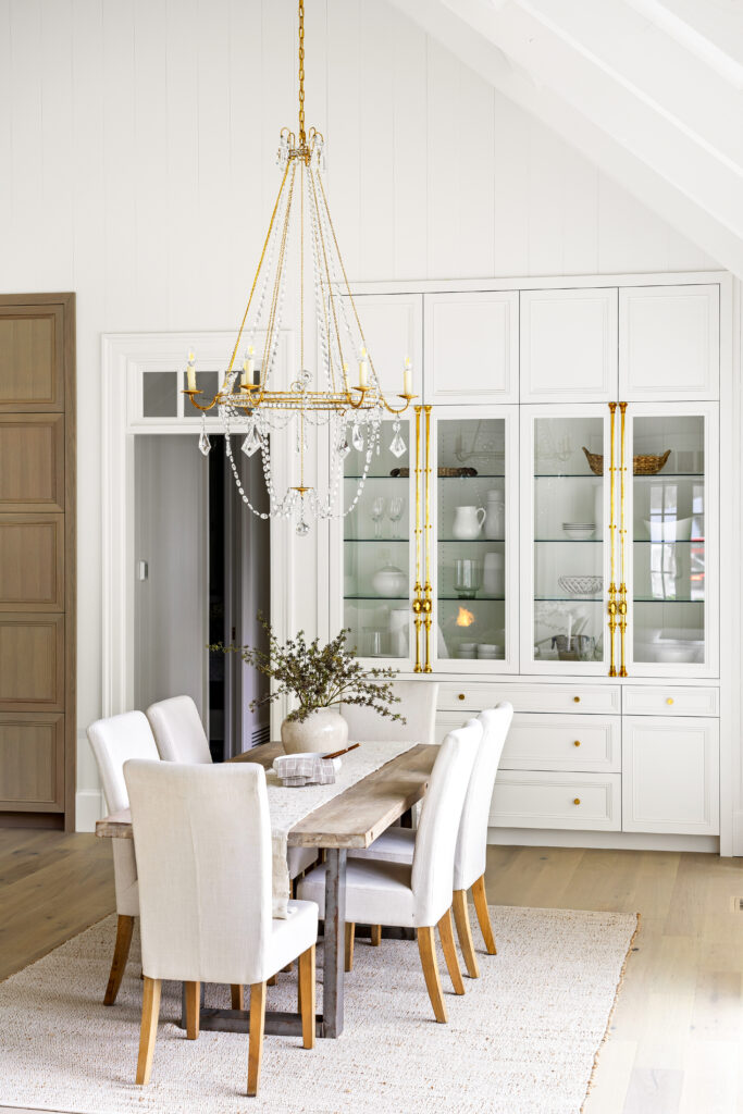 Dining room before and after staging