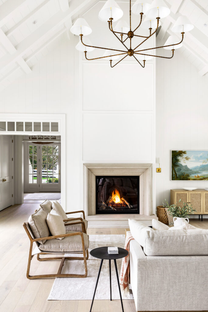 Living room transformation for home sale